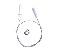 Accensione elettronica a impulsi per stufe a gas Sabaf incorporate, ago di accensione a lunga durata con facile installazione per la riparazione del piano cottura della cucina, bianco, 450 mm (450 mm)