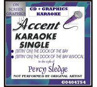Accent Karaoke CD+G Single Sitting On The Dock Of The Bay by Percy Sledge