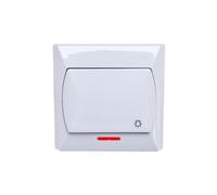 ACCENTO pulsante/luce/con retroilluminazione bianco LP-5AS/00