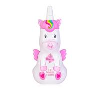 Accentra 2 in 1 Shower Gel LITTLE UNICORN per corpo e capelli - Docciaschiuma e shampoo in flacone unicorno, design unicorno, 400 ml, profumo di vaniglia, idea regalo per bambini e bambine