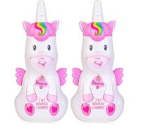 Accentra 2 in 1 Shower Gel LITTLE UNICORN per corpo e capelli - Docciaschiuma e shampoo in flacone unicorno, design unicorno, 400 ml, profumo di vaniglia, idea regalo per bambini e bambine