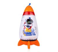 Accentra 2 in 1 Shower Gel TAKE ME TO THE MOON per corpo e capelli - Docciaschiuma e Shampoo in una bottiglia a razzo, design a razzo, 400 ml, fragranza: Oceano, idea regalo per bambini e ragazzi