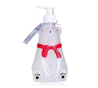 Accentra BEARY CHRISTMAS - Sapone per le mani a forma di orso polare, 310 ml, sapone per le mani in dispenser di pompa, sapone liquido, profumo: vaniglia Frost