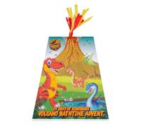 Accentra - Calendario dell’Avvento Cura DINO 2025 per bambini con 24 prodotti per la cura a tema dinosauri, “Vulcano” con gel doccia, bombe da bagno, bolle di sapone, fischietto e molto altro.