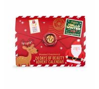 Accentra Calendario dell'Avvento HELLO WINTER 24 sorprese scatola a busta | Astuccio rosso apribile stile lettera, motivo festivo, pensato per creare attesa durante dicembre e gioia sotto l'albero