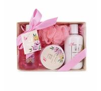 Accentra cofanetto bagno SWEET PEONY idea regalo rosa bianco e oro