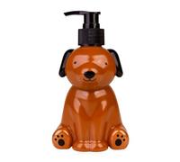 Accentra Dispenser di sapone DOG per bambini con 300 ml di sapone per le mani, sapone liquido in dispenser decorativo a pompa, design per cani per bagno e cucina, idea regalo per il compleanno dei