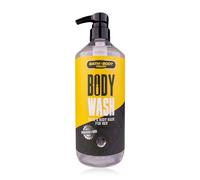 Accentra Gel doccia Bath + Body Toolkit per uomini, 1000 ml, dispenser XL con legno di sandalo e muschio, per la cura quotidiana del corpo e come idea regalo per compleanno e festa del papà