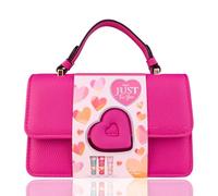 Accentra Just For You - Set da bagno per donne e ragazze, con piccola borsa in rosa, gel doccia, crema per le mani e crema per unghie, ideale come regalo per compleanno, festa della mamma, San