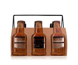 Accentra MEN`S COLLECTION Set regalo per uomini in confezione da sei da birra, set di cura per uomo con gel da bagno e doccia, dopobarba, shampoo e molto altro ancora.