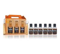 Accentra Set regalo per uomini, 6 confezioni da 100 ml, prodotti per la cura in bottiglie di birra, con apribottiglie, confezione regalo in carta kraft per compleanno e festa del papà