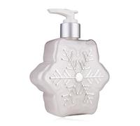 Accentra Sapone liquido WINTER WONDERLAND 280 ml con dosatore, regalo donna Natale, profumo tè bianco & cocco, colore blu/bianco/argento
