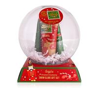 Accentra Set bagno HELLO WINTER in palla di neve, regalo per donne con doccia e lozione corpo, profumo Frosted Cranberry, regalo di Natale