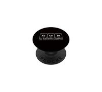 AcCePt Tutti gli elementi accettati Chemistry Pun PopSockets PopGrip Adesivo