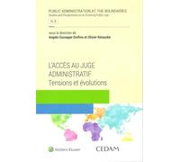 Libri Acces Au Juge Administratif. Tensions Et Evolutions (L')