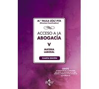 Acceso a la abogacía-V-Laboral: Tomo V. Materia laboral