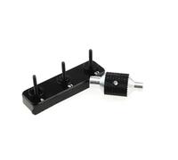 Accesorios coches RC per Tamiya per Mini 4WD rc Car Race Modifica Parti Lega di Alluminio Fai da Te Cuscinetto Smontaggio Strumento Guida Ruota Installazione(Black)