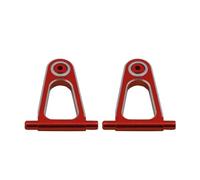 Accesorios coches RC per Tamiya per TT01 1/10 RC Accessori per Parti di Aggiornamento per Auto Set Bracci Sospensione Inferiori Superiori Posteriori Anteriori Metallo(Red,C)