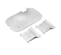 Accesorios coches RC per Tamiya per TT01 1/10 rc Car Upgrades Parts Accessories Piastra Protettiva Acciaio Inossidabile per Telaio E Cambio