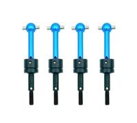 Accesorios coches RC per Tamiya per TT01 per TT02 TA04 1/10 rc Car Upgrade Parts 4 Pezzi Metallo per Albero Motore Universale CVD 53792(Blue)