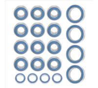Accesorios coches RC per Tamiya per TT01 TT01E TT01D per TT02B 1/10 rc Car Upgrades Parts Accessories Kit 20 Pezzi di Cuscinetti A Sfera Sigillati Gomma