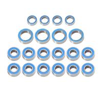 Accesorios coches RC per Tamiya per TT01 TT01E TT01D per TT02B 1/10 rc Car Upgrades Parts Accessories Kit 20 Pezzi Cuscinetti A Sfera Sigillati Gomma