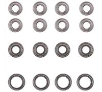 Accesorios coches RC per Tamiya per TT02 1/10 Accessori per Le Parti di Aggiornamento Dell'auto RC 16pcs Kit Cuscinetto A Sfera