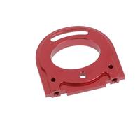 Accesorios coches RC per Tamiya per TT02 1/10 RC Auto Aggiornamenti Parti Accessori Supporto Motore Metallo(Red)