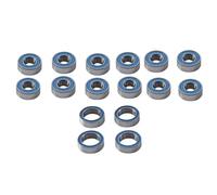 Accesorios coches RC per Tamiya per TT02B 1/10 rc Car Upgrade Parts Accessori 16 Pezzi Kit Cuscinetti Sigillati Parti di Ricambio