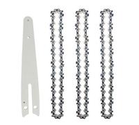 Accesorios para reparación de cadenas de sierra, Set di piastre guida for catena for motosega for sostituzione mini motoseghe elettriche da 4 e 6 pollici(Set a)