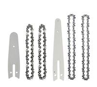 Accesorios para reparación de cadenas de sierra, Set di piastre guida for catena for motosega for sostituzione mini motoseghe elettriche da 4 e 6 pollici(Set B)