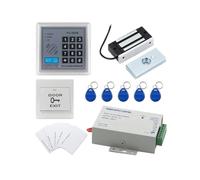 Access Control System w/60kg Electronic Lock+Power Supply+Exit Button+10 EM Card