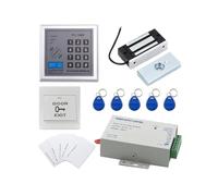 Access Control System w/60kg Electronic Lock+Power Supply+Exit Button+10 EM Card FC-198E