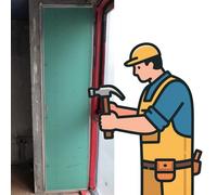 Access Panel Door for Maintenance Worker, Wall/Ceiling Hatch Access Doors with Fastener, 12x24 16x20 16x24 18x24 Inspection Gate for Cable/Plumbing/Electricity/Heating(18x26in)