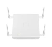 LANCOM LX-6402 (WW) WiFi 6 access point fino a 2400 Mbit/s, 4 antenne flessibili a raggi tondi, PoE (IEEE 802.3at), dual concorrente Wi-Fi (2,4 & 5 GHz) 4x4 MU-MIMO, 2,5 Gigabit Ethernet, bianco