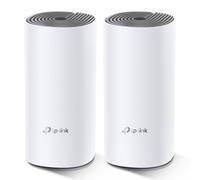 TP-Link Deco E4 (2-pack) Dual-band (2.4 GHz/5 GHz) Wi-Fi 5 (802.11ac) Bianco, Grigio Interno