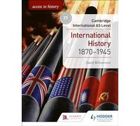 David Williamso Access to History for Cambridge International AS Lev (Tascabile)