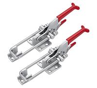 Accessbuy - Chiavistello regolabile a U con chiusura automatica, capacità 907,2 kg, confezione da 2