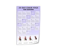 Accessible Movement and Mindfulness Poster, Soothing Yoga Inspiration Canvas for Room Decor(Unframed,12x18inch(30x45cm))
