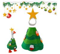 Accessoire Pour Animal De Bureau | Déguisement De Noël Miniature 18 Cm En Velours Léger | Décoration Festive Pour Table, Cheminée, Étagère, Bibliothèque, Porche, Cadeau Pour Enseignants, Élèv
