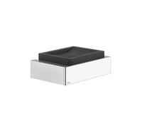 Accessoires Gessi Rettangolo porte-savon mural, plat noir, 20802149, 20802149, Colorazione: Ottica Finox
