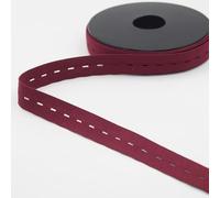 Accessoires LEDUC, 10 metri elastico asola (20 mm), fascia elastica regolabile e resistente da cucire, accessorio ideale per abbigliamento premaman e pantaloni bambino (BORDEAUX 20)