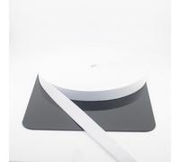 ACCESSOIRES LEDUC Elastico super resistente ad alta tensione, larghezza 20 mm, per cucito, gonne, pantaloni, scarpe, 5 metri, bianco