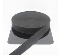 ACCESSOIRES LEDUC Elastico super resistente ad alta tensione, larghezza 30 mm, per cucito, gonne, pantaloni, scarpe, 5 metri, nero
