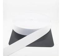 ACCESSOIRES LEDUC Elastico super resistente ad alta tensione, larghezza 40 mm, per cucito, gonne, pantaloni, scarpe, 5 metri, bianco