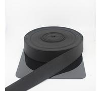 ACCESSOIRES LEDUC Elastico super resistente ad alta tensione, larghezza 40 mm, per cucito, gonne, pantaloni, scarpe, 5 metri, nero