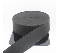 ACCESSOIRES LEDUC Elastico super resistente ad alta tensione, larghezza 60 mm, per cucito, gonne, pantaloni, scarpe, 5 metri, nero