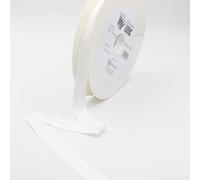 ACCESSOIRES LEDUC LEDUC 20 m Sbieco Jersey Nastro in sbieco 29 colori, da cucire, doppio strato 20 + 8 mm, 100% poliestere, qualità e made in Italy, ideale per tutte le confezioni (Off-White 10508)