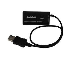 Accessoires pour Transfert audio sans fil - Real Cable iPlug-BTX - Transmetteur Bluetooth APTX jusqu'à 10 mètres en 16 bits/44,1 kHz