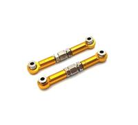 Accessoires Rc Per MJX Per Hyper Go 16207 16208 16209 16210 H6 Tirante Dello Sterzo In Metallo Accessori Per L'aggiornamento Dell'auto Con Telecomando(Yellow)